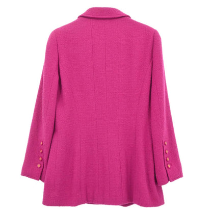 Chanel 1995 Single Breasted Jacket Pink #44