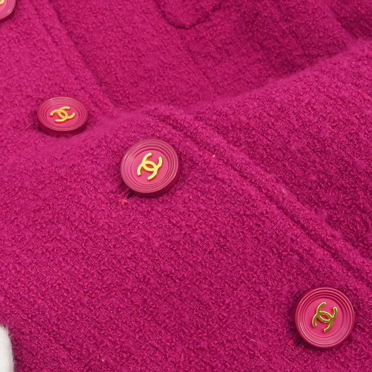 Chanel 1995 Single Breasted Jacket Pink #44