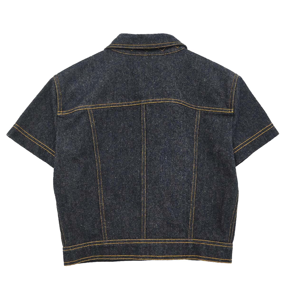 Chanel 1997 Short Sleeve Denim Jacket Indigo #40