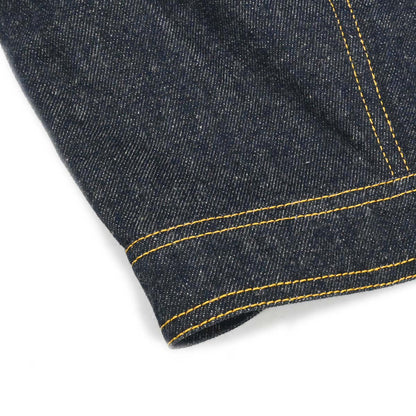 Chanel 1997 Short Sleeve Denim Jacket Indigo #40