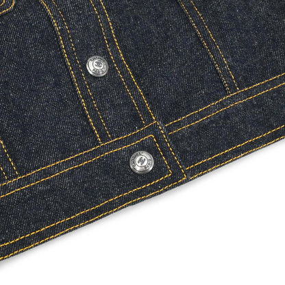 Chanel 1997 Short Sleeve Denim Jacket Indigo #40