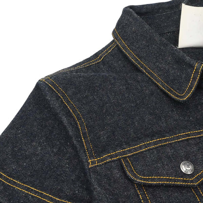 Chanel 1997 Short Sleeve Denim Jacket Indigo #40