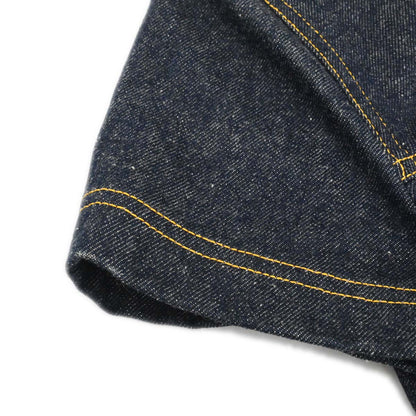 Chanel 1997 Short Sleeve Denim Jacket Indigo #40