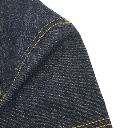 Chanel 1997 Short Sleeve Denim Jacket Indigo #40