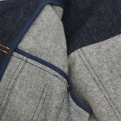 Chanel 1997 Short Sleeve Denim Jacket Indigo #40