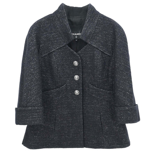 Chanel 2018 Single Breasted Jacket Black #42