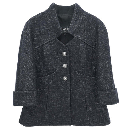 Chanel 2018 Single Breasted Jacket Black #42