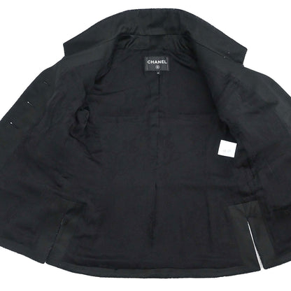 Chanel 2018 Single Breasted Jacket Black #42