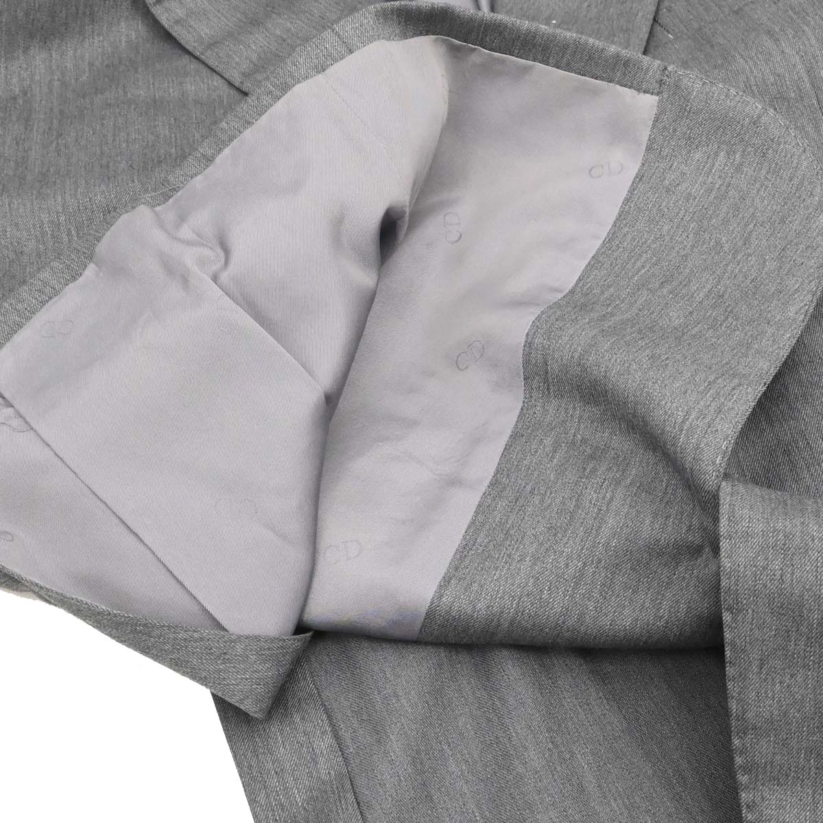 Christian Dior Single Breasted Jacket Gray