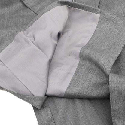 Christian Dior Single Breasted Jacket Gray