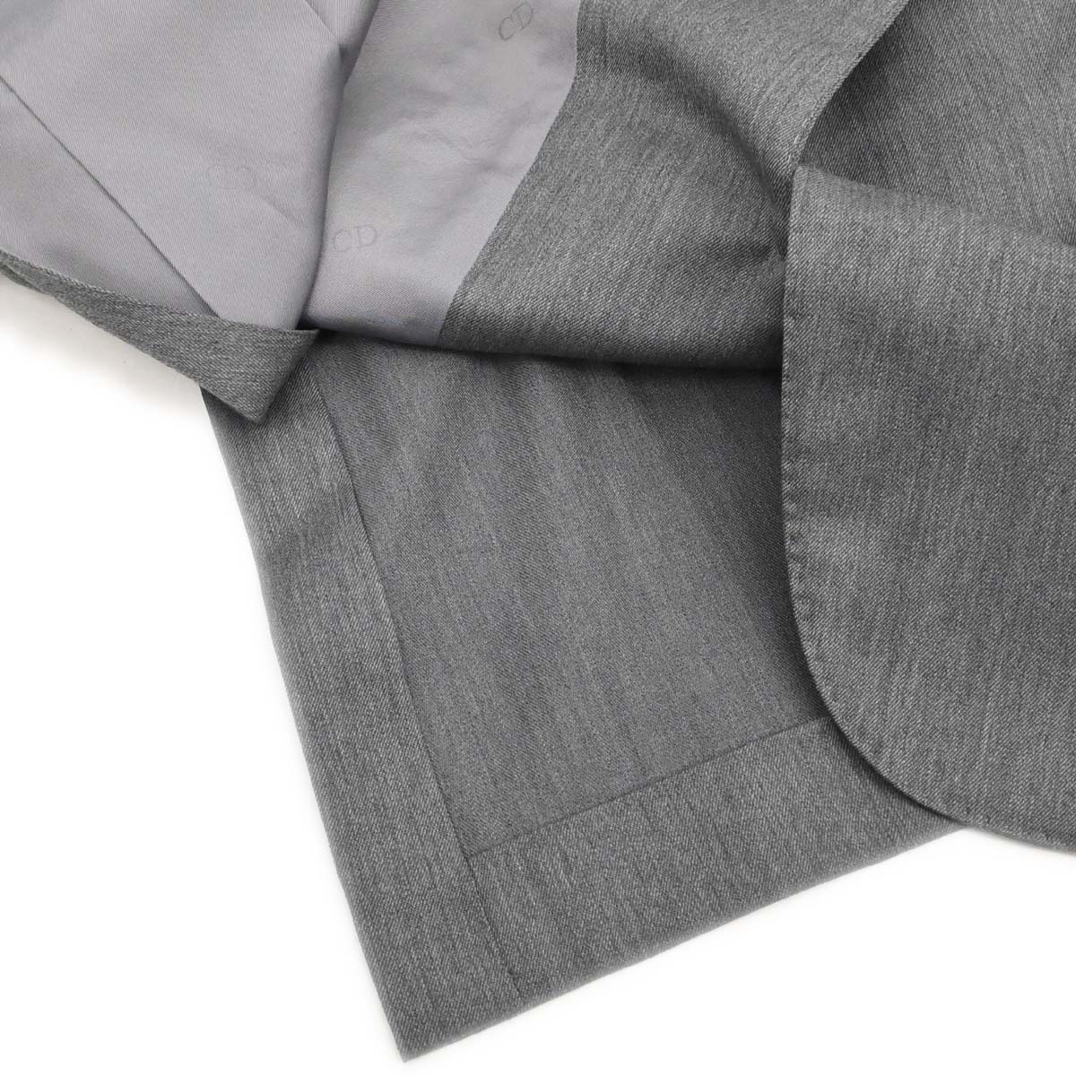 Christian Dior Single Breasted Jacket Gray