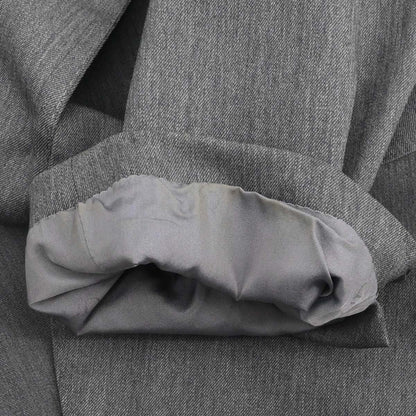 Christian Dior Single Breasted Jacket Gray
