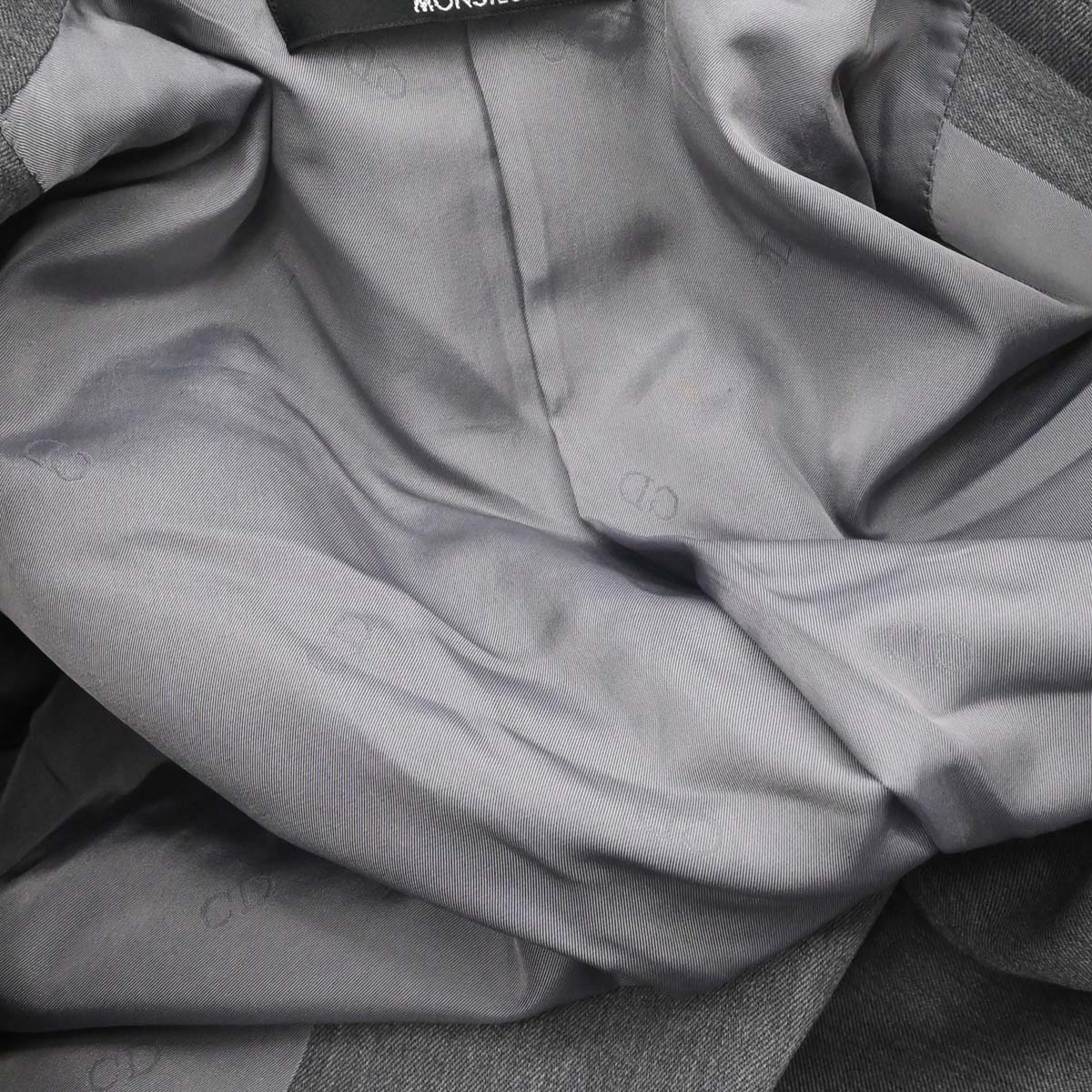 Christian Dior Single Breasted Jacket Gray