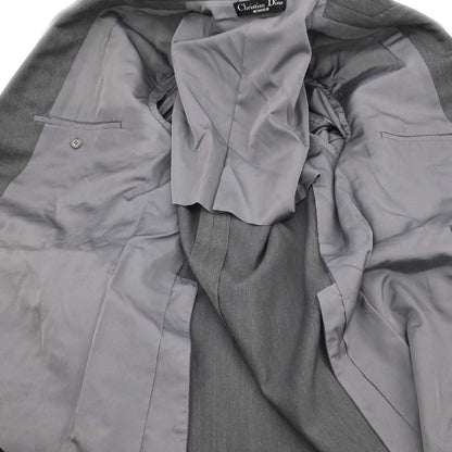 Christian Dior Single Breasted Jacket Gray