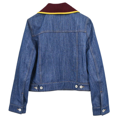 Miu Miu 2016 Single Breasted Jacket Denim Blue #38