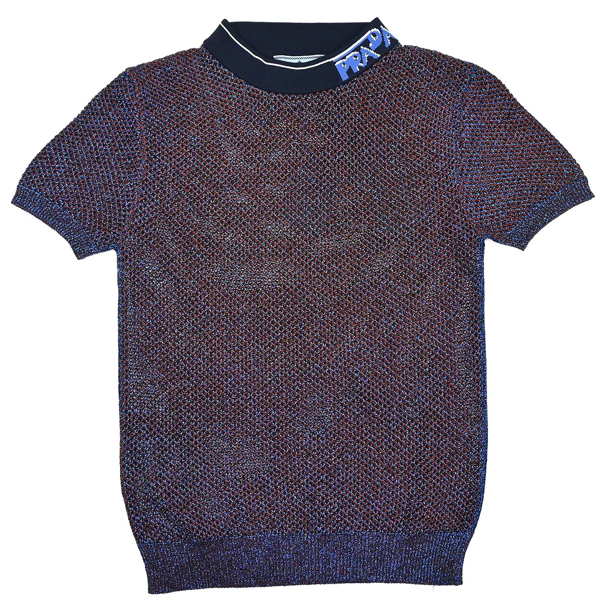 Prada 2018 Short Sleeve Top Blue #36