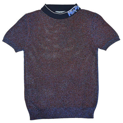 Prada 2018 Short Sleeve Top Blue #36
