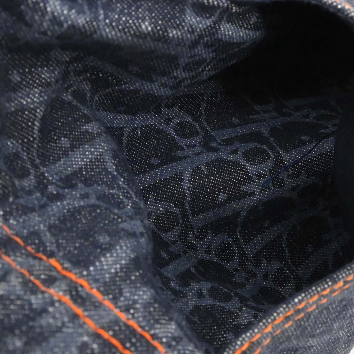 Christian Dior 2006 Denim Skirt Flight Trotter Navy #34