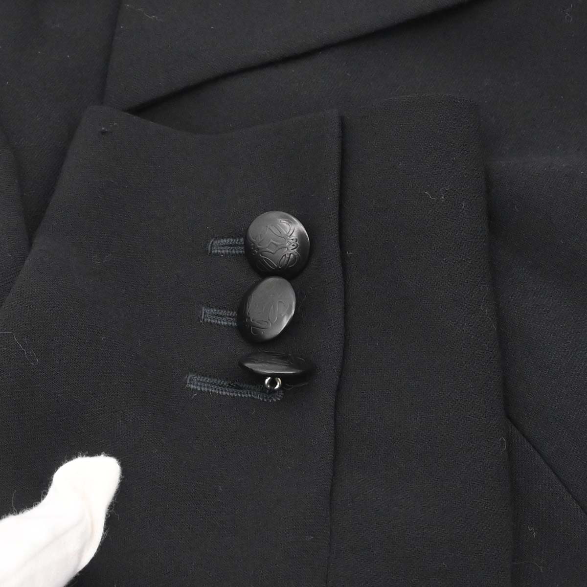 Loewe Double Breasted Jacket Black #42
