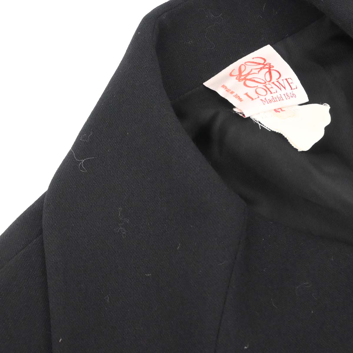 Loewe Double Breasted Jacket Black #42