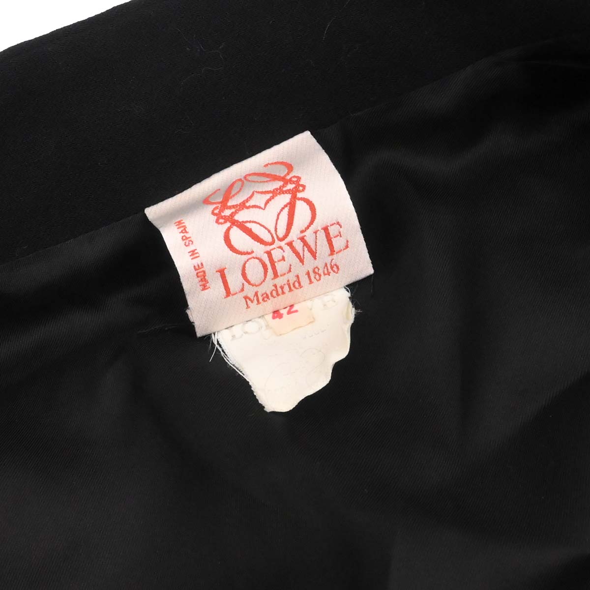 Loewe Double Breasted Jacket Black #42
