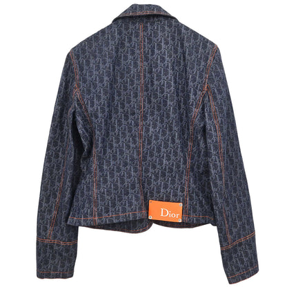 Christian Dior 2006 Single Breasted Denim Trotter Jacket Navy #40