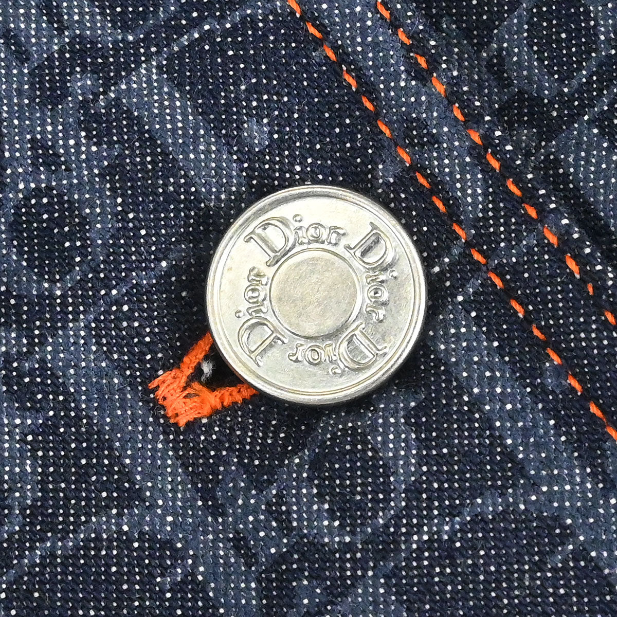 Christian Dior 2006 Single Breasted Denim Trotter Jacket Navy #40