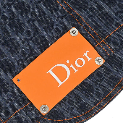 Christian Dior 2006 Single Breasted Denim Trotter Jacket Navy #40
