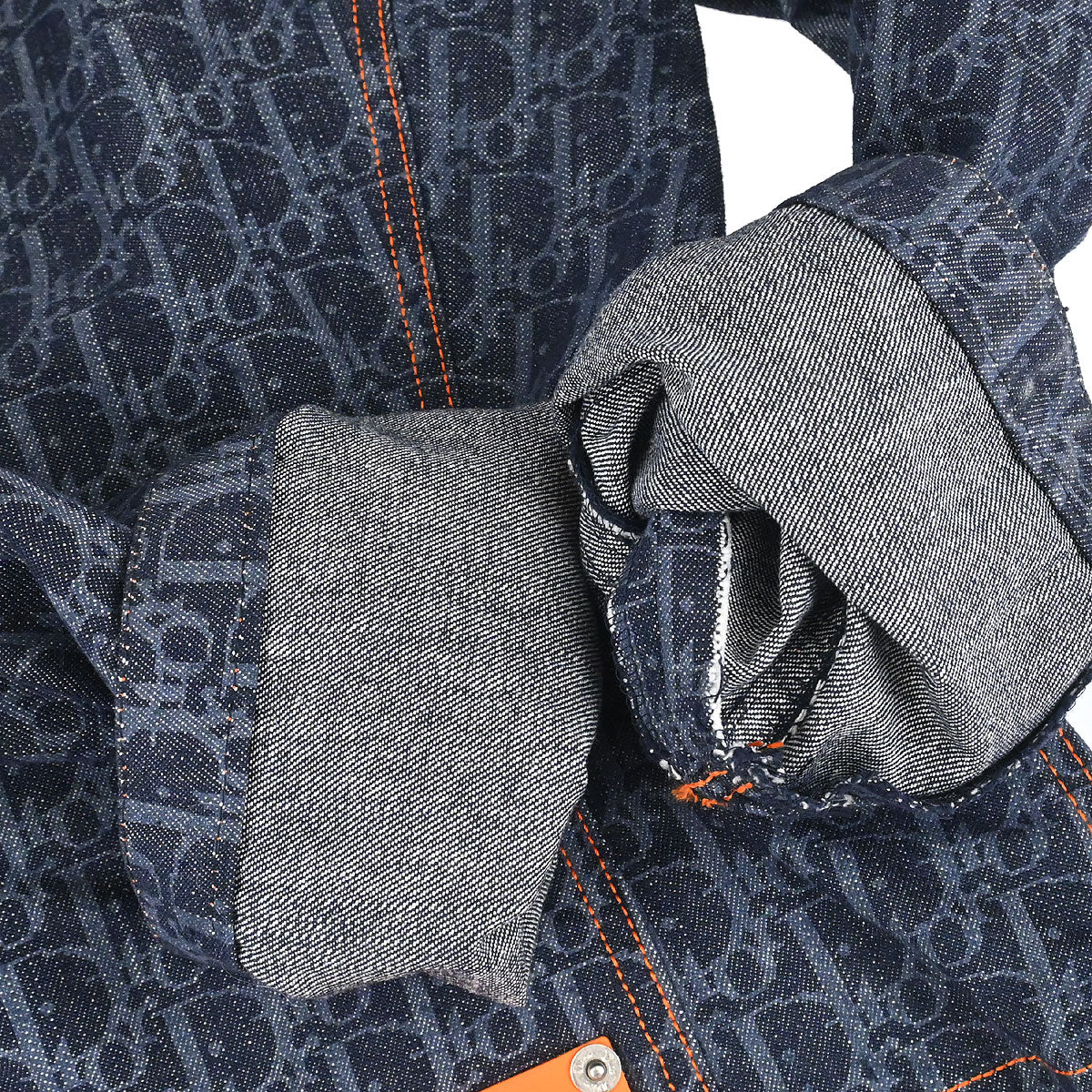 Christian Dior 2006 Single Breasted Denim Trotter Jacket Navy #40