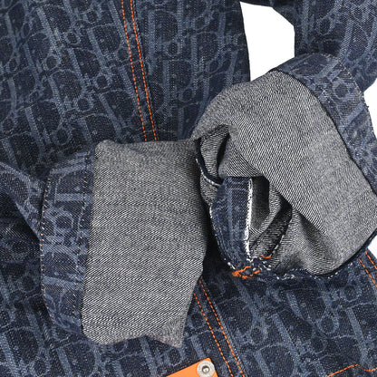 Christian Dior 2006 Single Breasted Denim Trotter Jacket Navy #40