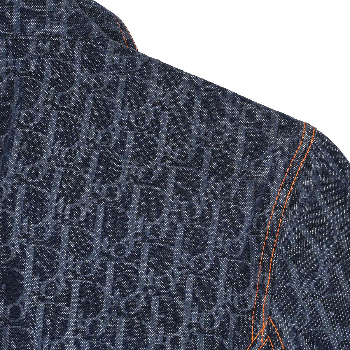 Christian Dior 2006 Single Breasted Denim Trotter Jacket Navy #40