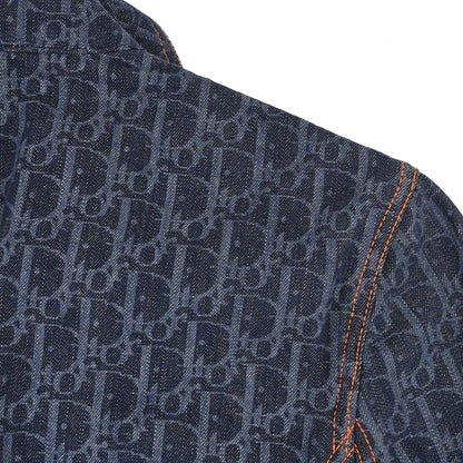 Christian Dior 2006 Single Breasted Denim Trotter Jacket Navy #40