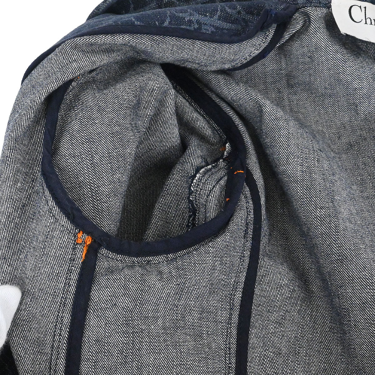 Christian Dior 2006 Single Breasted Denim Trotter Jacket Navy #40