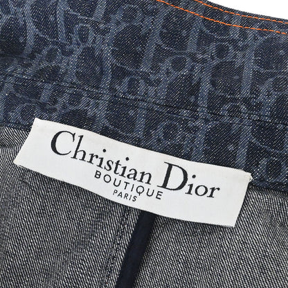 Christian Dior 2006 Single Breasted Denim Trotter Jacket Navy #40