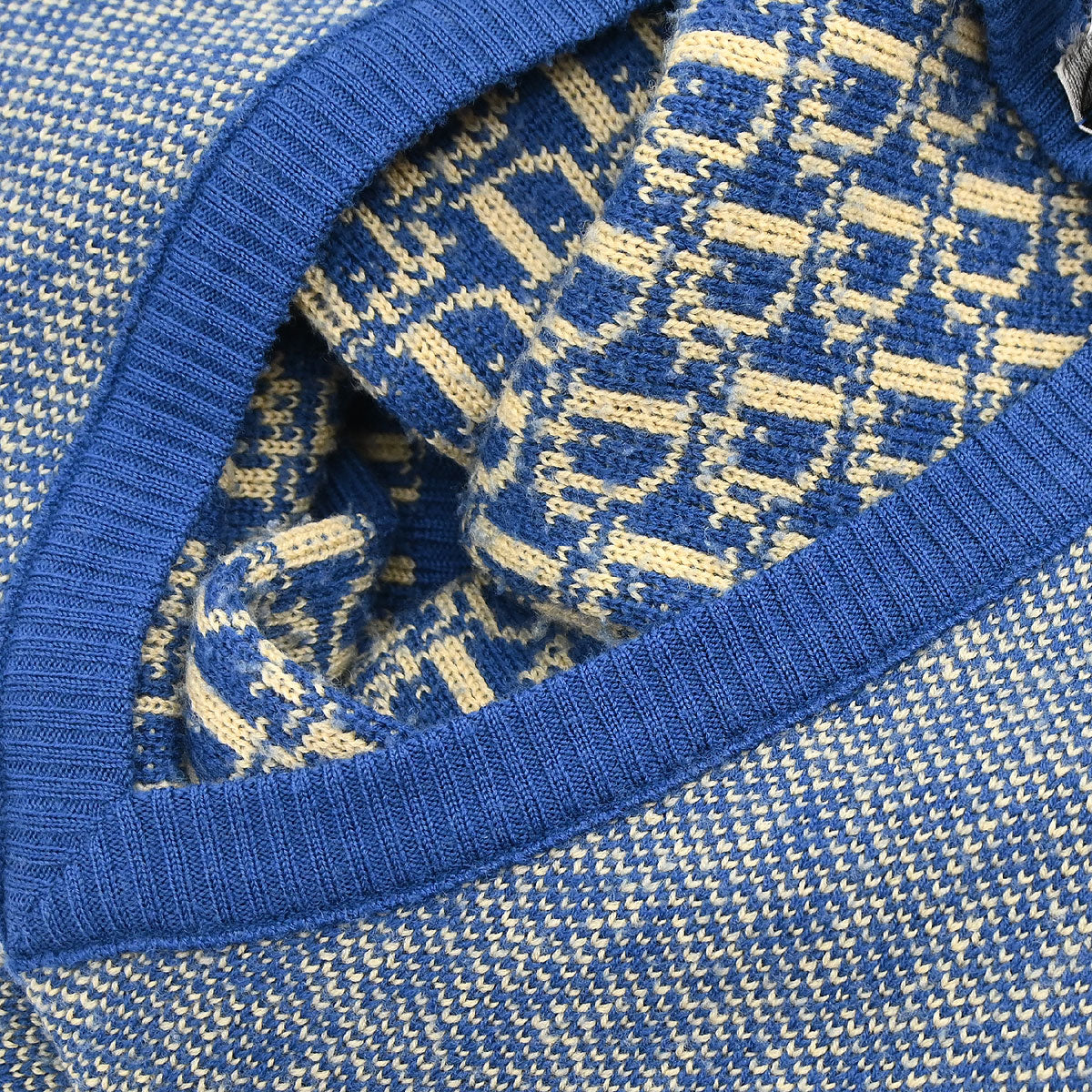 Christian Dior Top Sweater Trotter Blue #M
