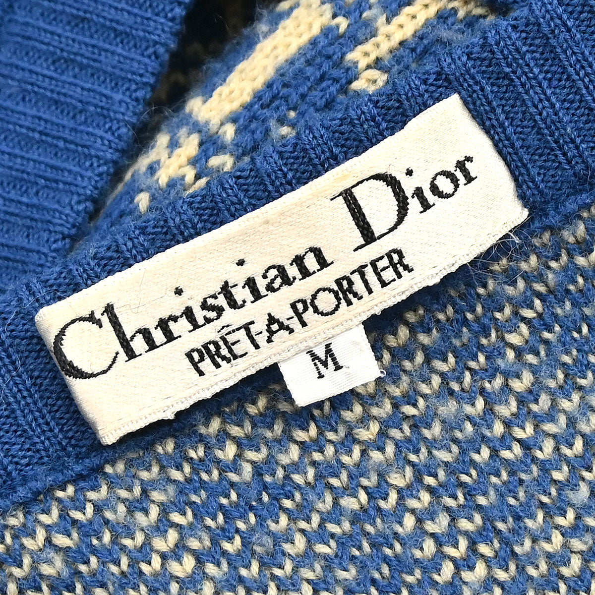 Christian Dior Top Sweater Trotter Blue #M – AMORE Vintage Tokyo