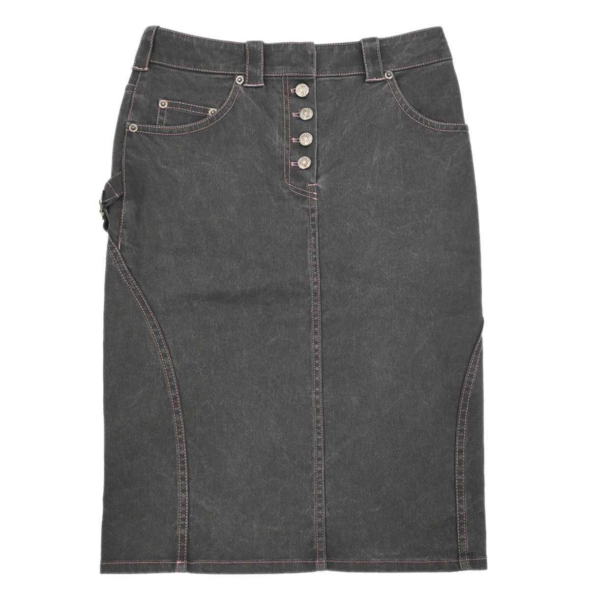 Christian Dior 2003 Denim Skirt Gray #36