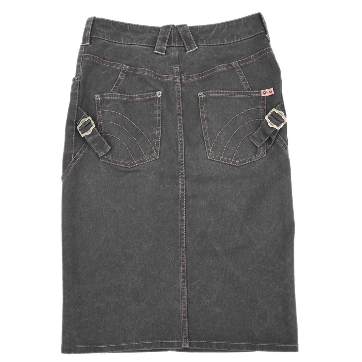 Christian Dior 2003 Denim Skirt Gray #36
