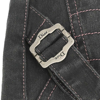 Christian Dior 2003 Denim Skirt Gray #36