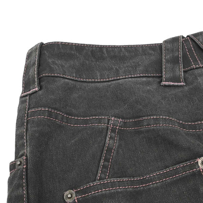 Christian Dior 2003 Denim Skirt Gray #36