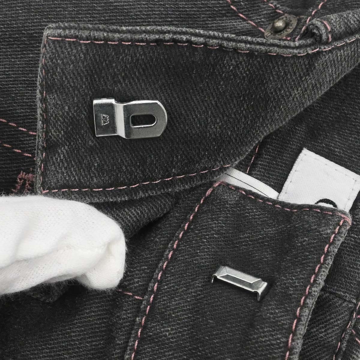 Christian Dior 2003 Denim Skirt Gray #36