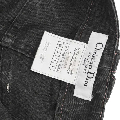 Christian Dior 2003 Denim Skirt Gray #36