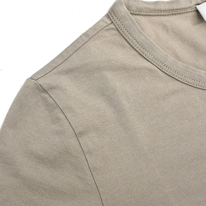 Celine Short Sleeve T-shirt Top Beige #S