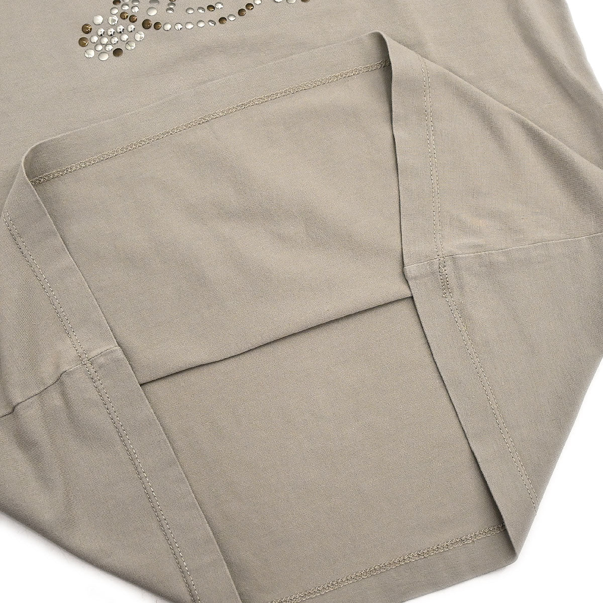 Celine Short Sleeve T-shirt Top Beige #S