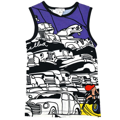 Celine Sleeveless Tank Top White #M