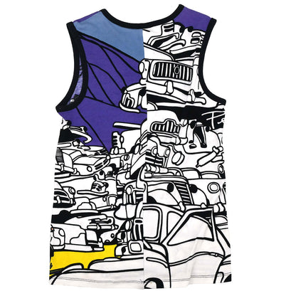 Celine Sleeveless Tank Top White #M