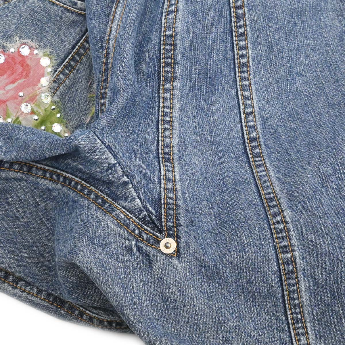 Christian Dior 2005 Single Breasted Denim Jacket Blue #42