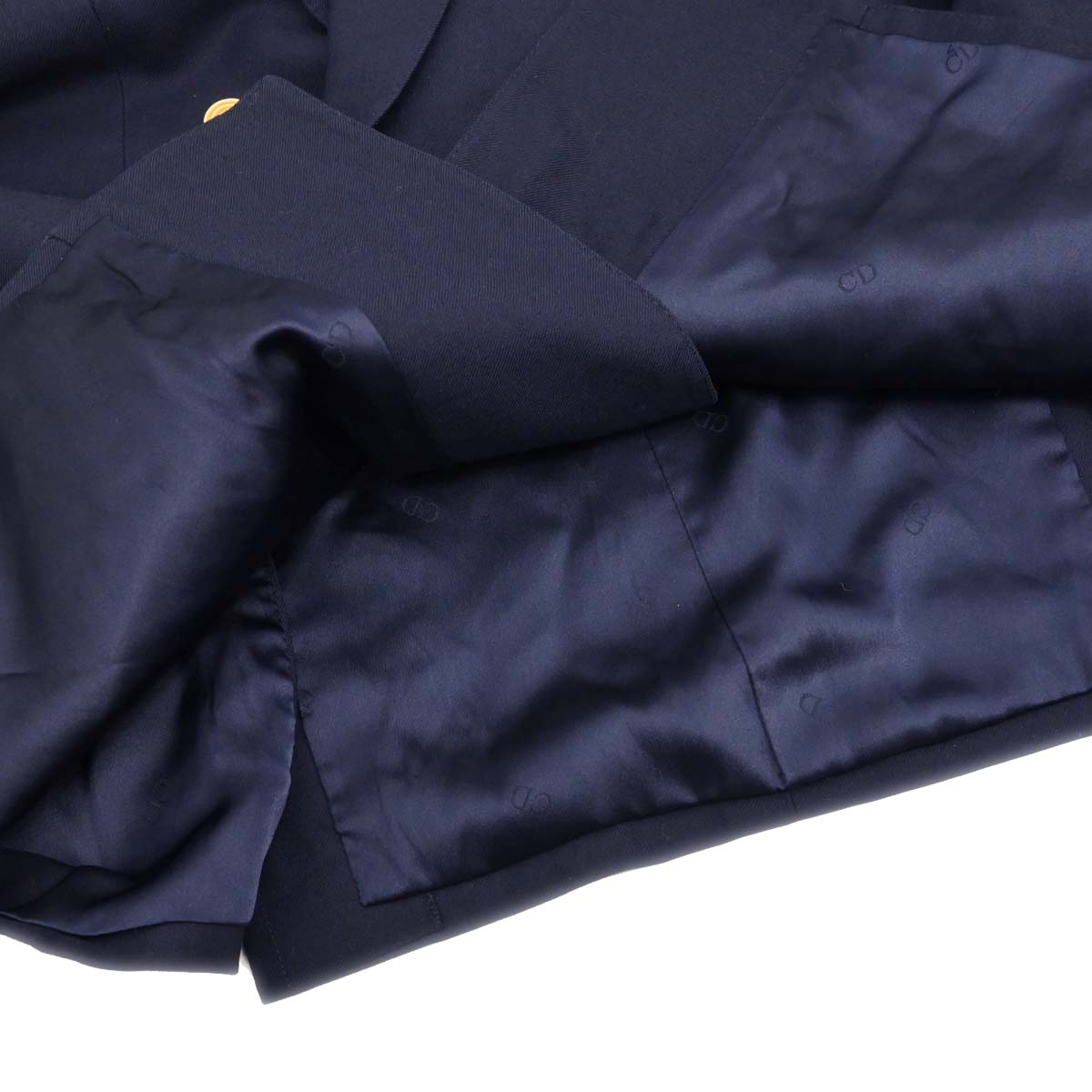 Christian Dior Double Breasted Jacket Navy