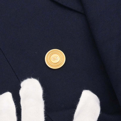 Christian Dior Double Breasted Jacket Navy