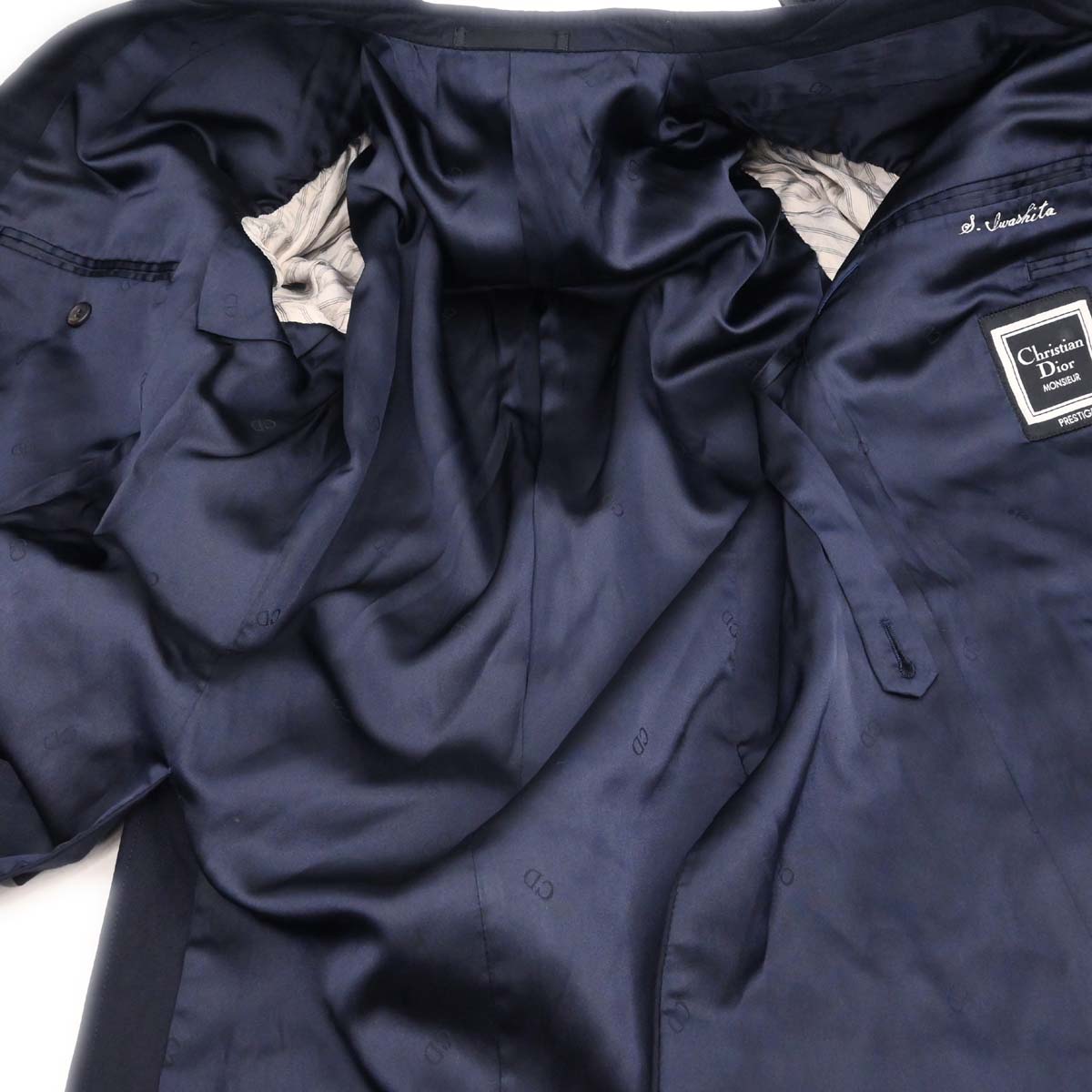 Christian Dior Double Breasted Jacket Navy